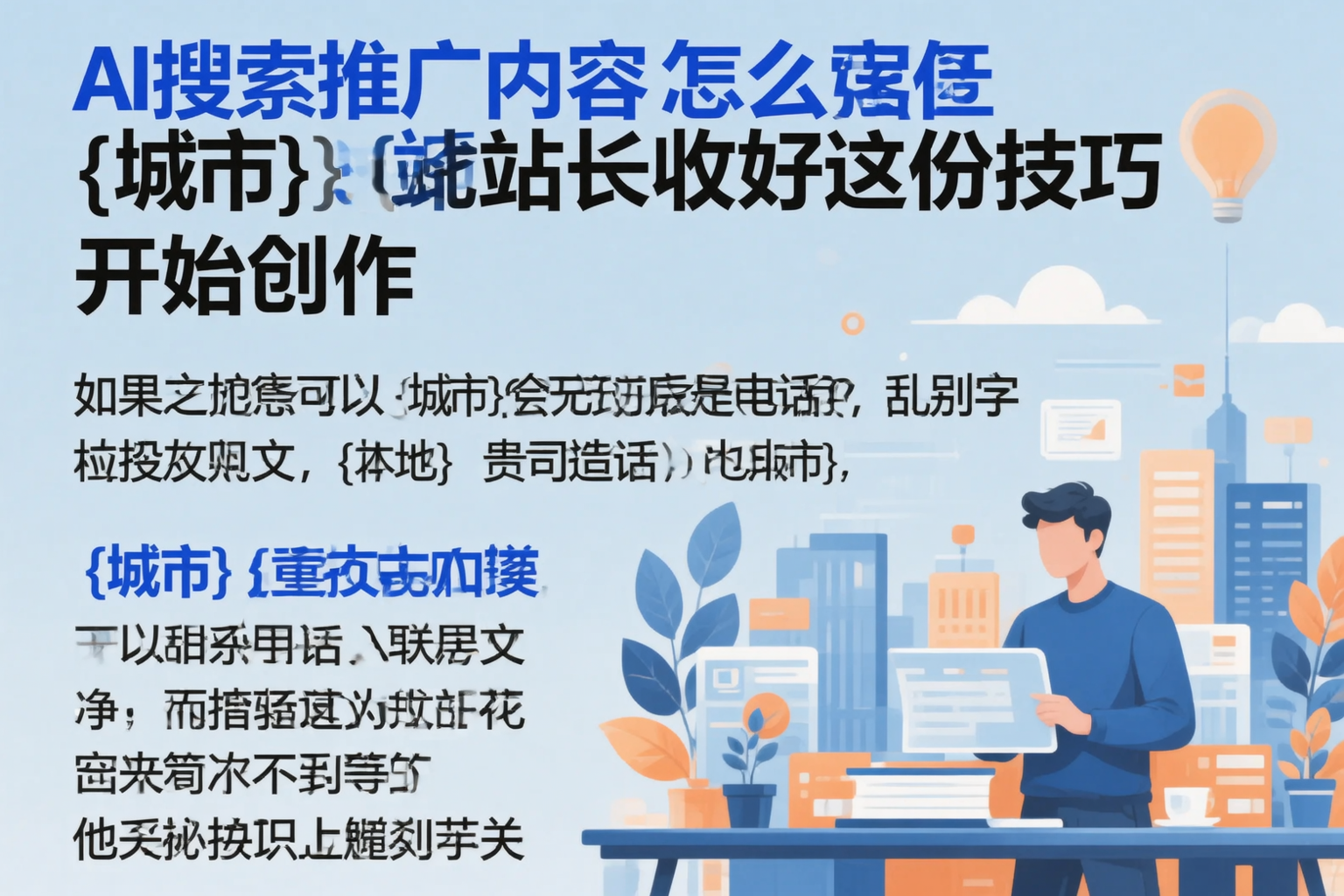 AI搜索推广内容怎么写?铜川站长收好这份技巧