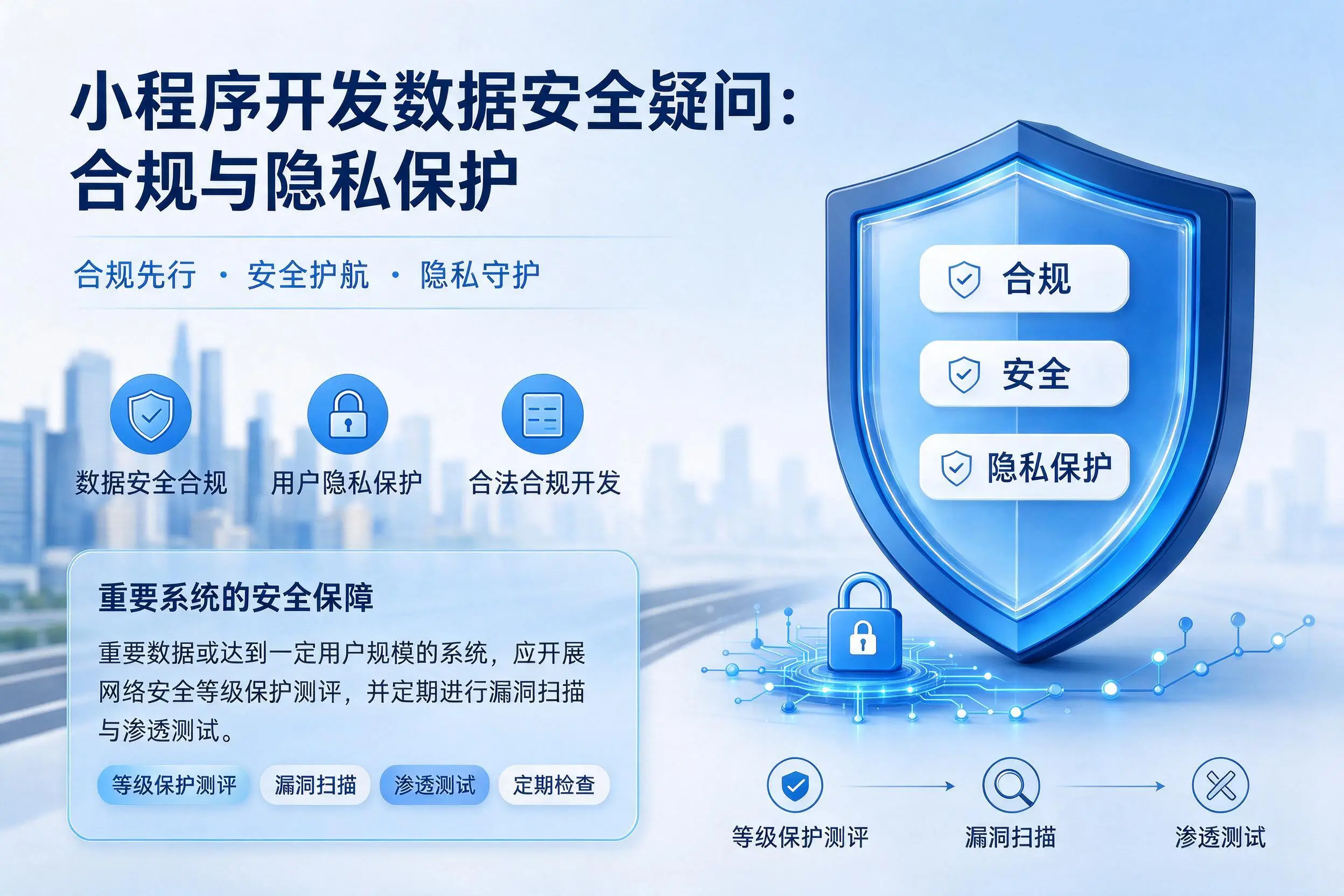 铜川小程序开发数据安全疑问：合规与隐私保护