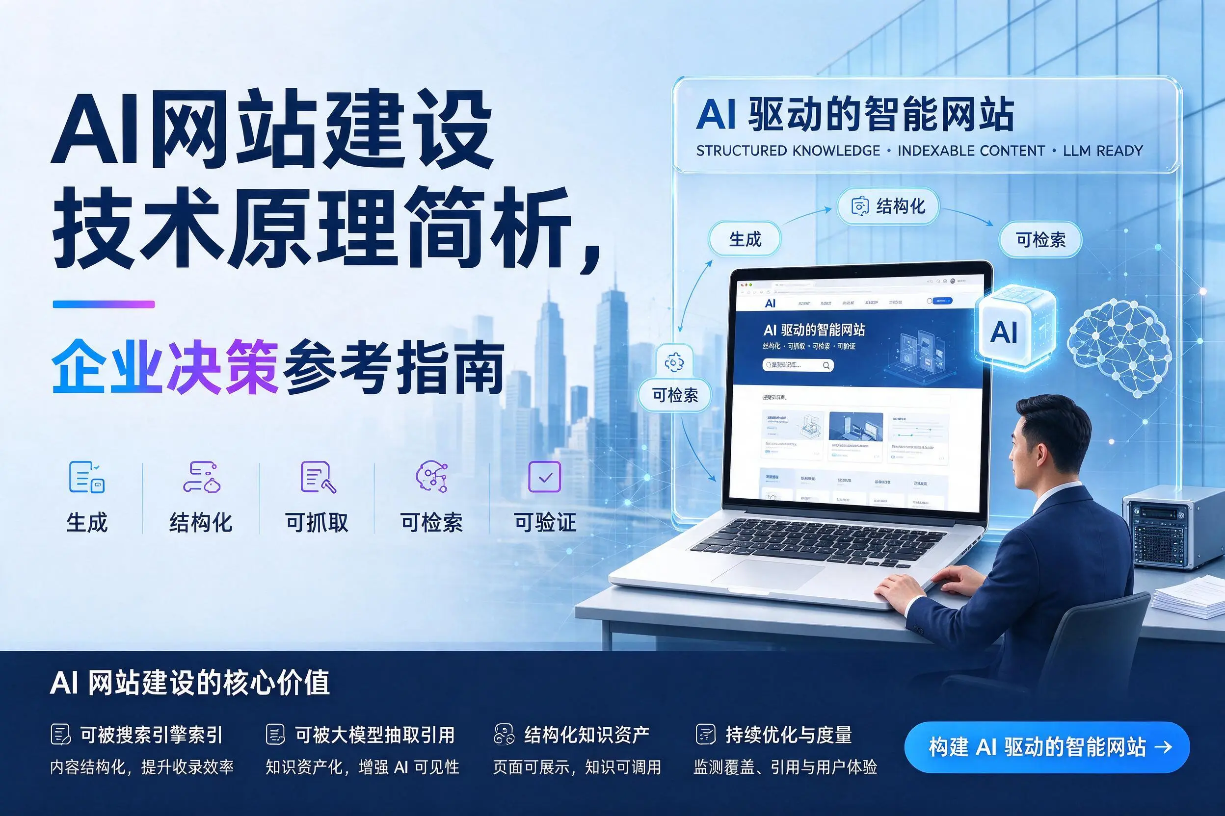 AI网站建设技术原理简析,铜川企业决策参考指南